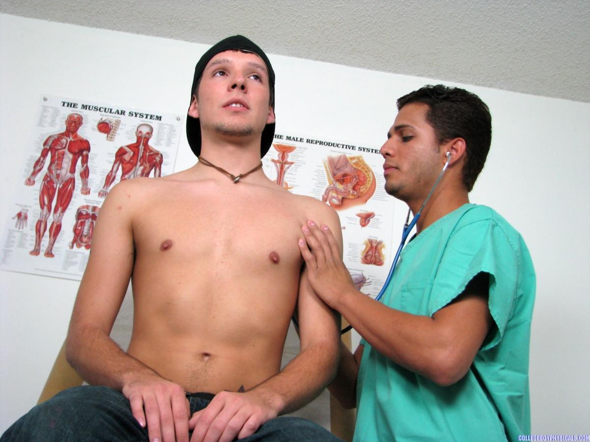 gay male self-suck twinks College Boy Physicals When I arrived at my appoin...